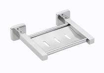 SHIVAM Rectangular Stainless steel Soap Dish_0