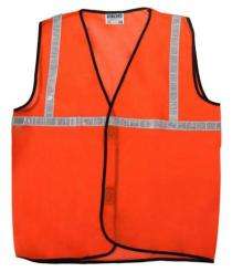 Polyester Safety Jackets L Reflective Orange_0
