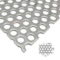 Indomesh 6 mm Mild Steel Perforated Sheet 10 mm Round Hole 4 x 8 ft_0