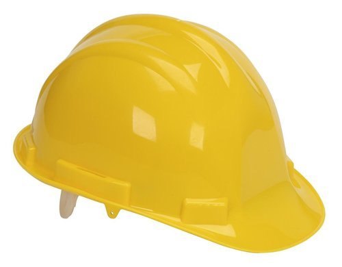 HDPE Yellow Air Ventilated Safety Helmets_0