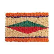 Floor Mats Coir Coco Coir (3 x 3) ft x 10 mm Brown and White_0