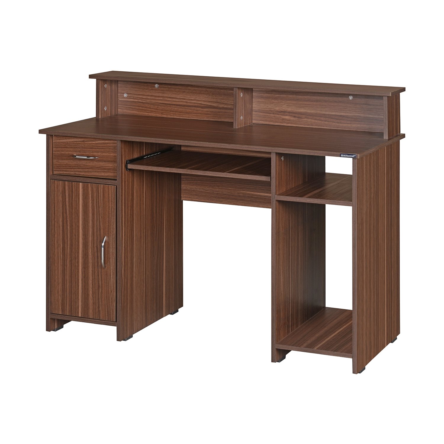 Nilkamal Computer Office Tables Walnut Engineered Wood_1