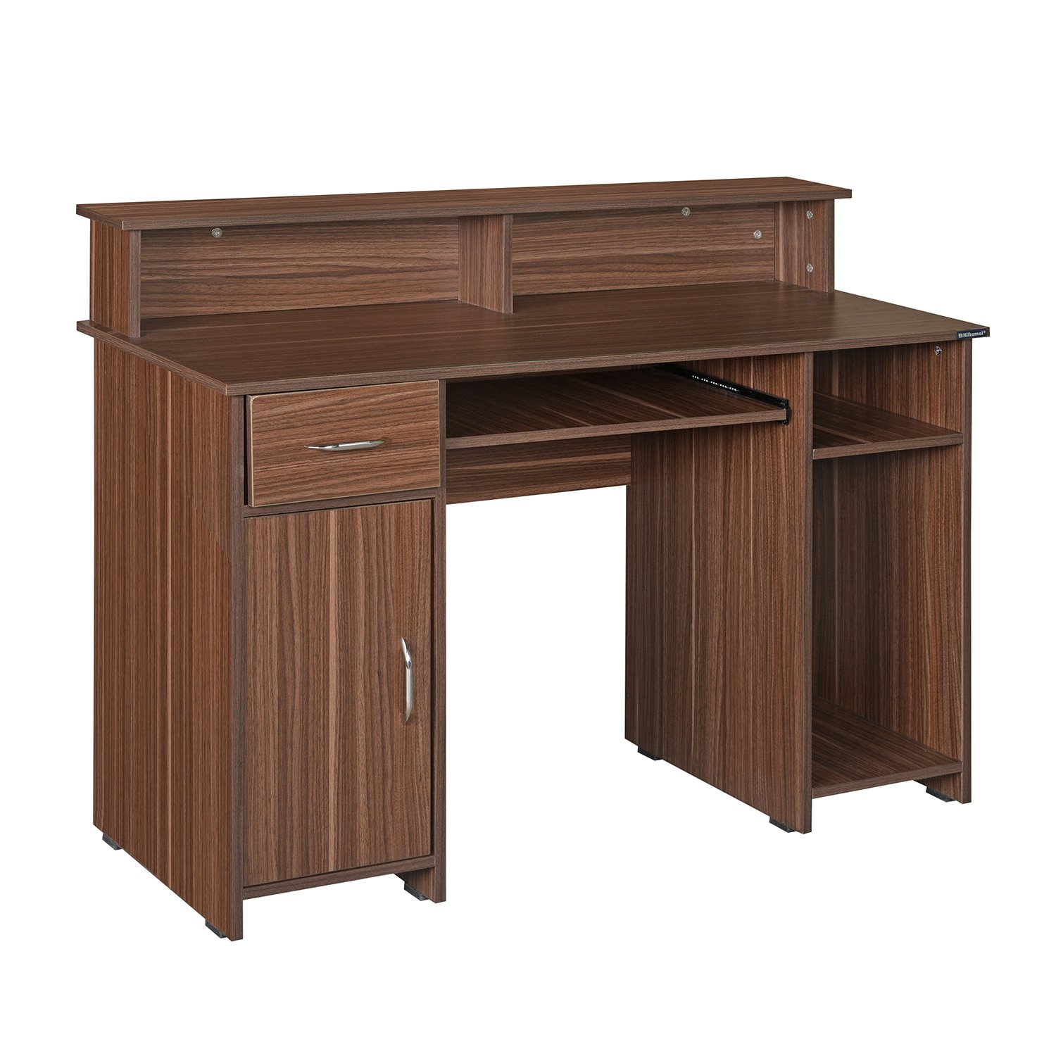 Nilkamal Computer Office Tables Walnut Engineered Wood_0