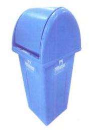 Nilkamal Open Top with Lid Bins Blue 100 L Plastic_0