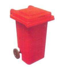 Nilkamal Wheeled Bins Red 90 L Plastic_0