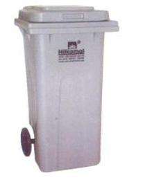 Nilkamal Wheeled Bins White 120 L Plastic_0