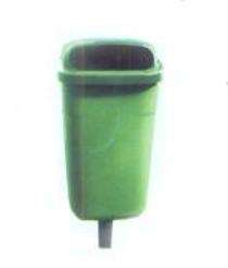 Nilkamal Pole Mounted Bins Green 50 L Plastic_0