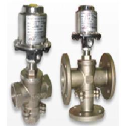 Pneumatic Cylinder Operated Flow Control Valve 0.5 - 4 inch 10 bar_0