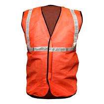PVC Safety Jackets XL Without Sleeves Orange_0
