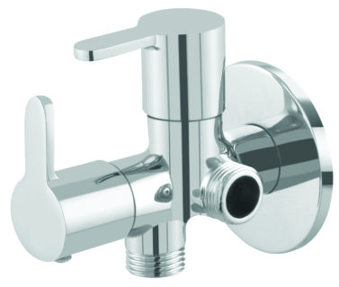 Bright Chrome Finish 2 in 1 Angle Cock Faucet Fusion FU06_0