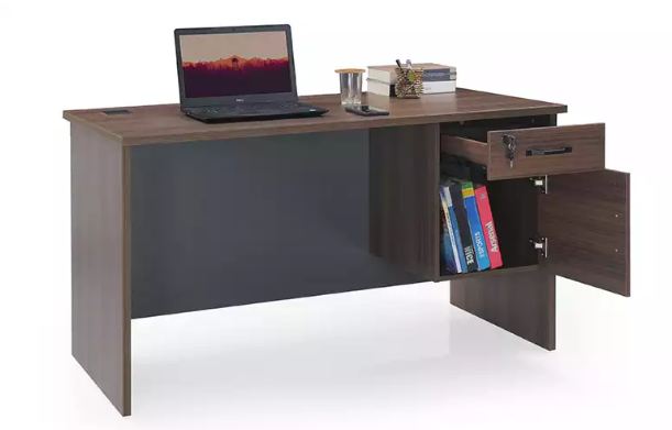 Executive Office Tables Walnut HDF with Melamine Finish_3