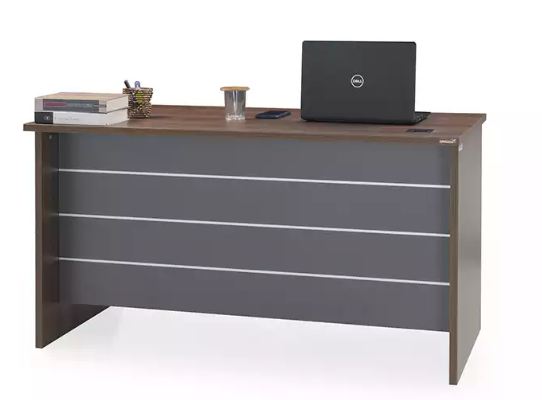 Executive Office Tables Walnut HDF with Melamine Finish_0