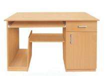 Computer Office Tables Bavarian Beech PLPB & MDF Board_0