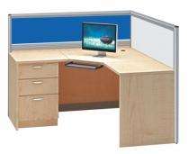 Workstation Office Tables Inntal Beech PLPB and MDF Board_0