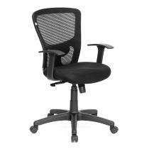 Revolving Black 59 x 100 x 59 cm Fabric Office Chairs_0