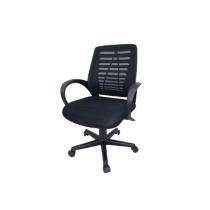 Revolving Black 440 x 1010 x 545 mm Plastic Office Chairs_0