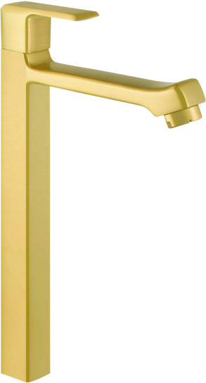 Bright Chrome Finish High Neck Pillar Cock Faucet Silver SL16_0