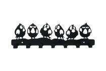 Key Stands Mild Steel 271x111 mm 7 Hooks Black_0