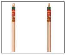 Yash YGPC802 Single Pipe Copper 2 m Earthing Electrodes_0