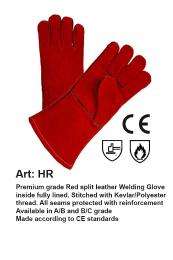 eNcodeR Split Leather 35 cm Welding Hand Glove_0