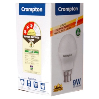 Crompton 9 W White B22 1 piece LED Bulbs_0