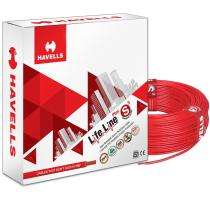 HAVELLS 4 sqmm HR FR LSH LF Electric Wire Red 90 m_0