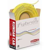 Fybros 1.5 sqmm FRLF Electric Wire Yellow 90 m_0
