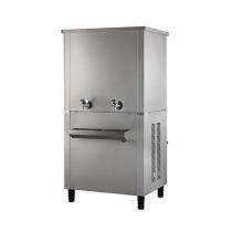 50 to 80 Litres Water Cooler 2 Faucets Silver 100 Watt_0