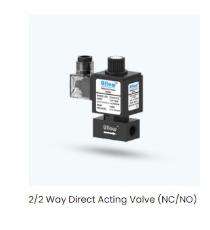 UFLOW Aluminium 0.5 - 0.25 inch 2 Way Direct Acting Solenoid Valves_0