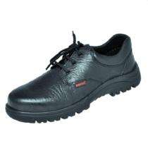 Karam Leather Steel Toe Safety Shoes Black_0
