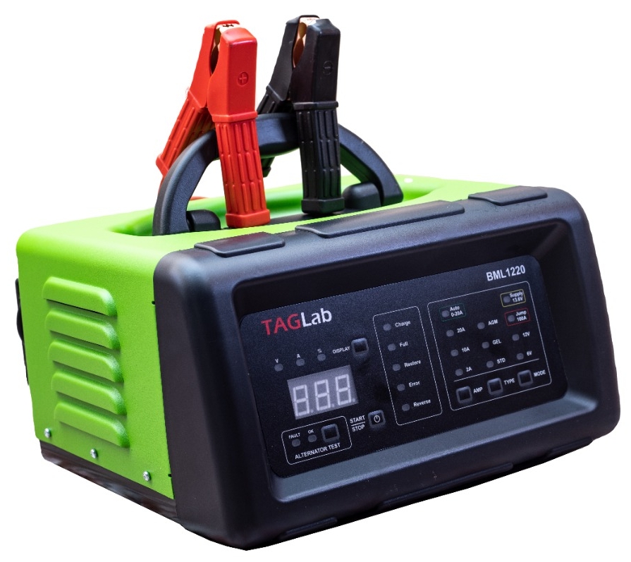 TAGLab Industrial Battery Charger BML1220 High Frequency Reverse Polarity Protection 230V / 50Hz Single Phase_0