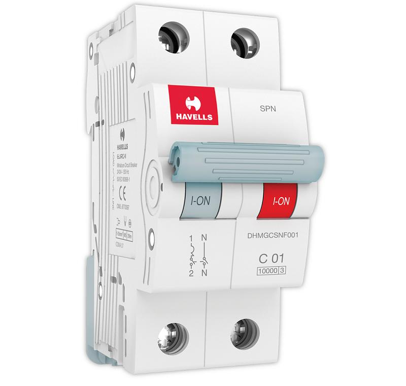 HAVELLS DHMGCSNF0x5005 Single Pole with Neutral 5 A C MCB_0
