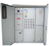 Electech Engineering Powder Coated APFC Panels Mild Steel Three Pole IP65_0