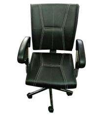 Visitor Black 965.2 x 635 x 660.4 mm Rexine and Stainless Steel Office Chairs_0