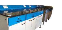 chamunda lab L Shape Laboratory Bench BLUE_0