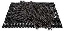 Floor Mats Foothole Natural Rubber 80 x 40 x 2.2 cm Black_0