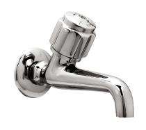 AGMECO Chrome Plated Bib Tap Long Spout Faucet DX 00205_0
