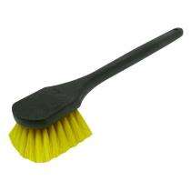 Nylon Dusting Cleaning Brush Plastic Handle Black_0