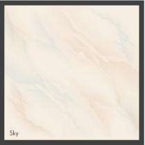 Millennium Sky 600 x 600 mm White Glossy Vitrified Tile_0