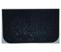 Floor Mats Pin Rubber 9.6 x 12 inch Black_0
