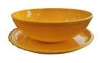 Plastic Disposable Bowls  7.5 inch Yellow_0