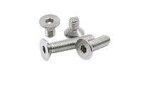 M4 x 08 Countersunk Flat Hex Socket Head Screw 12.9 A2 - 70 Galvanized_0