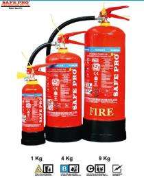 SafePro 1, 4, 9 kg Dry Powder Fire Extinguishers_0