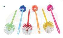Abi Filament PP Popular Long Life 1st Toilet Cleaning Brush Plastic Handle Blue, Green, Red,Orange,Yellow_0