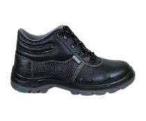 Zain ZM-444 Real Leather Steel Toe Safety Shoes Black_0