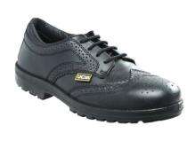 JCB EXEC Brogue Leather Steel Toe Safety Shoes Black_0