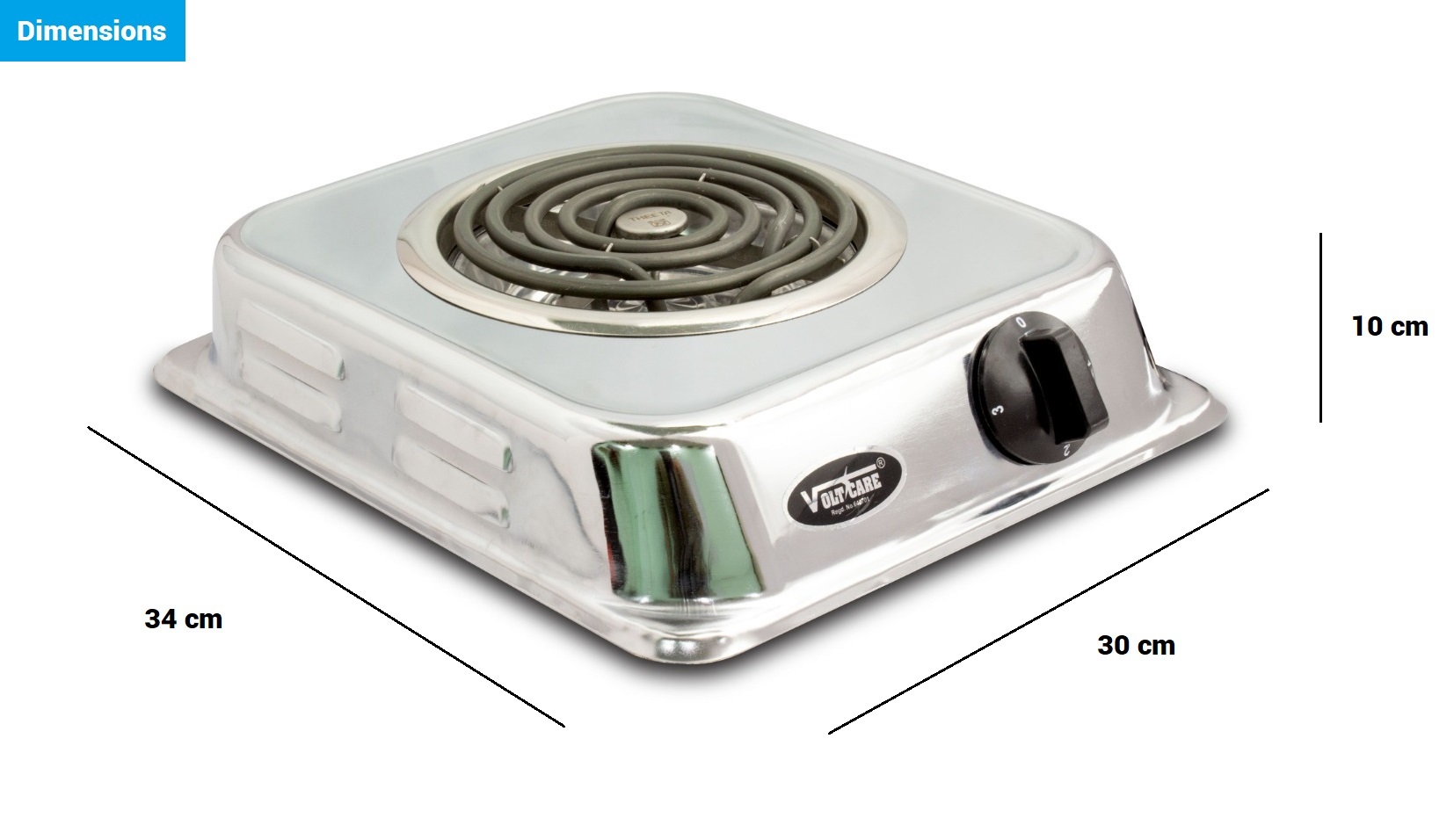 Voltcare Radiant 1250 W Induction Cooktop_2