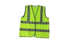 Cotton Safety Jackets Standard Reflective Green_0