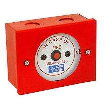 Agni Manual Call Point MFU031184 Conventional Call Point 18 - 26 V DC IP 55 Metal 470 ohm_0