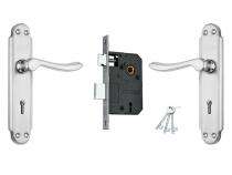 DUKE SS, Brass and Zinc Lever Combination Key & Latch Door Locks MH2003SSKY_0